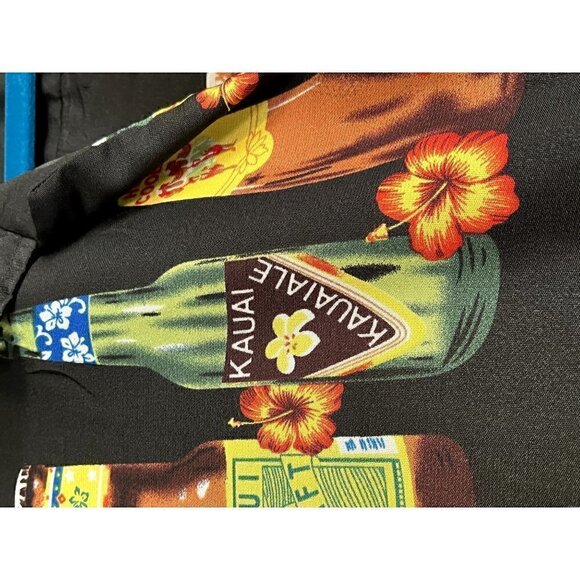 Men's High Surf Hawaiian Style Beer Ale Shirt, Size Medium - Picture 3 of 8